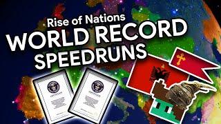 Doing WORLD RECORD SPEEDRUNS in Rise of Nations