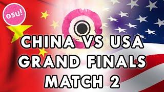 osu! World Cup 2015 - Grand Finals | China vs USA (Match 2) /w Twitch Chat