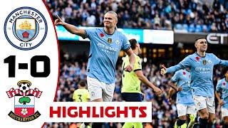 Manchester City vs Southampton (1-0) | Haaland Goals & Extended Highlights | Premier League 2024/25