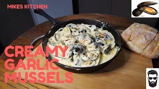 Creamy Garlic Mussels | How To | Seafood