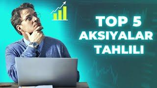 Top 5 ta aksiyalar tahlili(finviz.com)