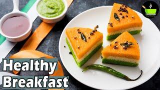 Tri Colour Recipes | Independence Day Special | Tri Color Dhokla | Tri Color Food | Tiranga Dhokla