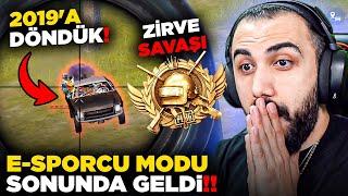 YENİ ZİRVE SAVAŞI MODU GELDİ!!  BOTSUZ EN ZOR RANK MODU! 2019 PUBG MOBILE GERİ DÖNDÜ!!