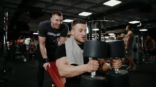 Lucai Balázs X Kozma Dominik mell, tricepsz, bicepsz edzés  | "ha ég, akkor nő - ez már felrobban"