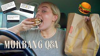 Mukbang Q&A!  // Wedding Planning ‍️ Autumn Goals  & Hair Routine!