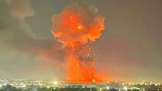 MASSIVE Explosion in Tashkent, Uzbekistan - Sept. 28, 2023 Tashkent portlash