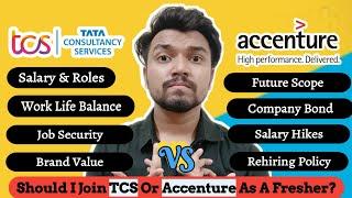 TCS VS ACCENTURE | Which Company To Choose As A Fresher | ACCENTURE VS TCS | Nitin Mangotra