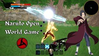 PLAYING THE OPEN WORLD NARUTO GAME | Project Shinobi | Fangame