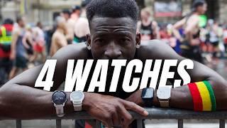 I WORE 4 WATCHES AT THE BOSTON MARATHON... here's the data