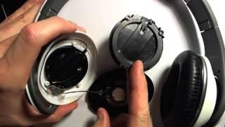 How To Take Apart Beats Studio HD Over The Ear Headphones - Repair Speaker Earpads Etc