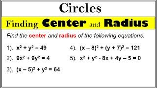 [Tagalog] Find the center and radius of a circle #math10 #circle #centerofcircle #Radius