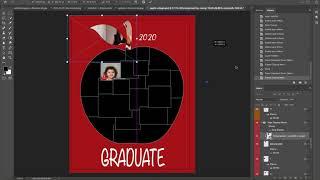 Apple Collage Template for Photographers using Clipping Masks by Photo Box Designs