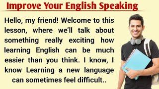 How To Improve English Speaking | Improve Your English Speaking | Learn English | Basic English