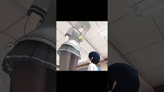 教室で巨大化 (shorts)【MMD giantess】【巨大娘】