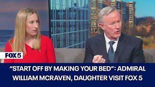 Admiral William McRaven & Kelly McRaven visit FOX 5