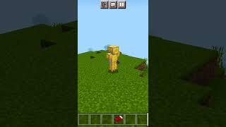 skeleton with gold armour #mincraftfunny #gaming #minecraft