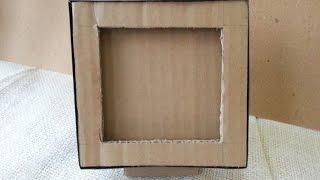 How To Make a Cardboard Photo Frame - DIY Home Tutorial - Guidecentral