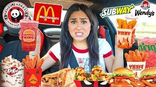 Eating ONLY NEW Fast Food Menu ITEMS for 24 HOURS!