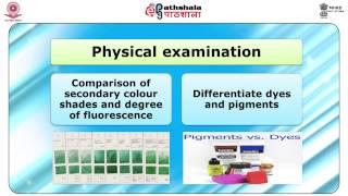 Identification of ink (FSC)