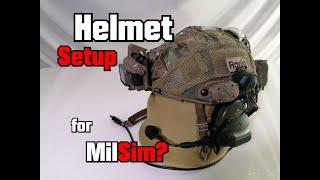 Helmet Setup for Milsim? // AMS-01 // German Milsim Airsoft