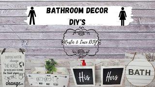 BATHROOM DECOR DIY'S