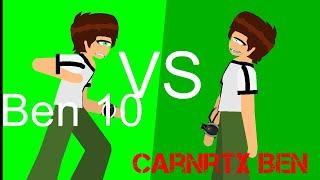 ben 10 vs carnitrix ben/stick nodes