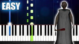 Granny (Horror Game) Theme - EASY Piano Tutorial by PlutaX