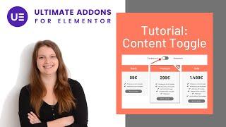 Das Content Toggle Widget | Ultimate Addons for Elementor