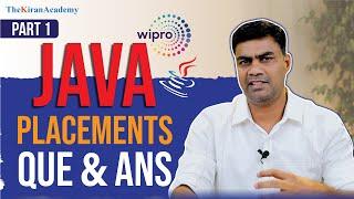 Java PLACEMENT Questions | 1 Day Revision Before Interview | Full Video #1
