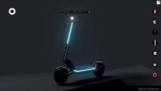 Apollo Pro scooter project showcase - Verge3d/Three.js