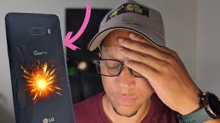 I bought another LG G8X in 2022 because this happened to it....