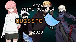 MEGA ANIME QUIZ #14 [Openings, Reverse OPs, Eyes, Lyrics, Bad Plots and more...] | Quisspo