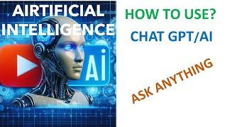 How to use ChatGPT / AI | CA. Jitendra Kumar