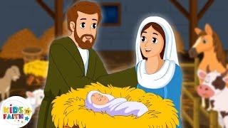 The Birth Story of Jesus Christ | Animated Bible Story for kids | Kids Faith TV