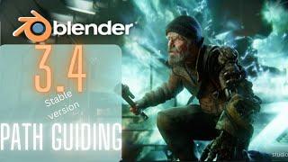 Blender 3.4 Path guiding explained! #3dslasher #blendertutorial #blenderpathguiding