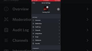 Manage channels on your discord server!