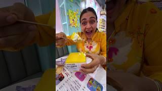 YELLOW Colour FOOD Challenge  #shorts