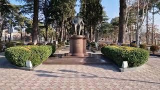 Rustavi monument Heyder Eliyev Merab Kostava Ave