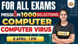 Computer Class | Computer VIRUS | Computer for Competitive Exams | Computer by Preeti Mam