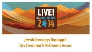 IAJGS LIVE! 2014 Promo