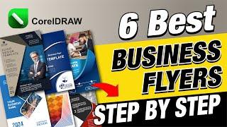 Learn Skills For QUALITY Poster Design with CorelDRAW! | 6 Best Business Designs