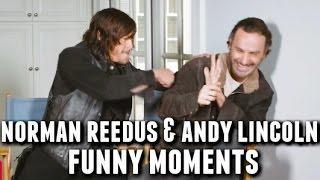 Norman Reedus and Andrew Lincoln Funny Bromance Moments