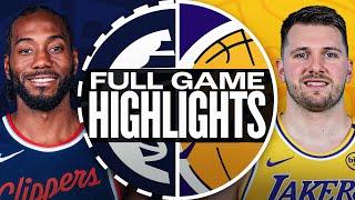 CLIPPERS at LAKERS | FULL GAME HIGHLIGHTS | March 2, 2025