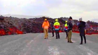 Volcanic lava breaks through barrier in Iceland: It can't be stopped