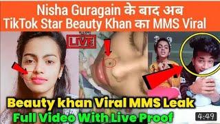 OMG; TikTok star  beauty khan Mms leaked full video !beautykhan viral leaked video reality!