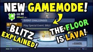 Fortnite BLITZ EXPLAINED & THE FLOOR IS LAVA! - New Game mode + MORE - DEVELOPMENT V4 -Battle Royale