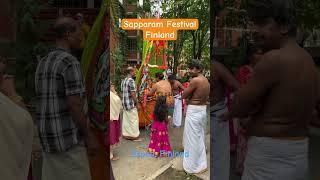 Sapparam Festival in Finland #lordmurugan #festival #tamilfestival #murugantemple