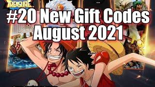 New August Gift Codes 2021 EPIC TREASURE