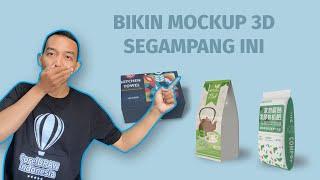 NGGAK SAMPE 3 MENIT! CARA MUDAH BIKIN DESAIN MOCKUP