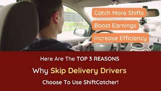 Top 3 Reasons Why SkipTheDishes Delivery Drivers Choose To Use Shift Catcher